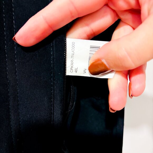 CALVIN KLEIN | Black coat with removable lining | Classic sleek style | Size 46* - Picture 10 of 11